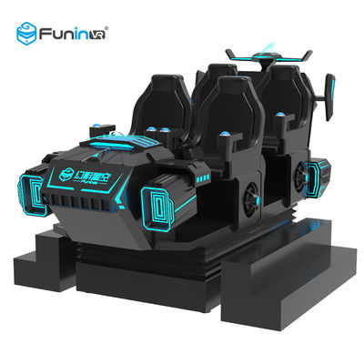 juegos interactivos virtuales del tiroteo del simulador VR del mundo de 3.8KW 9D 6 asientos para los niños