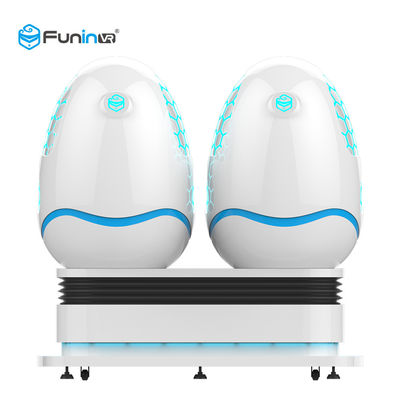 Simulador del parque de atracciones de dos asientos, operación de la radio del simulador de la máquina del huevo del cine