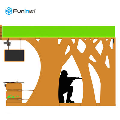 El simulador 220V VR de la realidad virtual del juego 9D del tiroteo del arma publica el equipo de juego