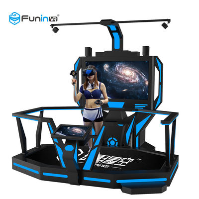 azul del jugador de la máquina de juego de la plataforma del espacio de 220V que camina VR 1 con negro