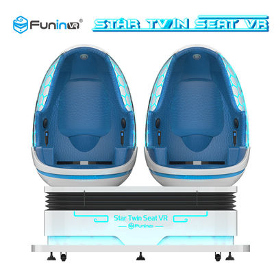 Simulador del movimiento del cine 360 del huevo de ISO9001 1 Seat 9D VR por los años 4+