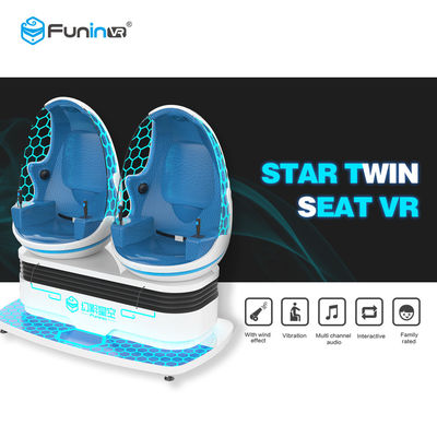 Experiencia interactiva del simulador del cine/9D VR del huevo 360 del grado dinámico VR