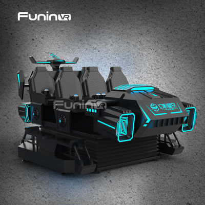 Asientos eléctricos del cine 6 del movimiento del simulador del juego del paseo 9D VR de la diversión