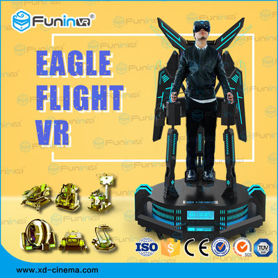 El combate interactivo Flight Simulator de Eagle del cine del juego 9D VR con el tiroteo dispara contra
