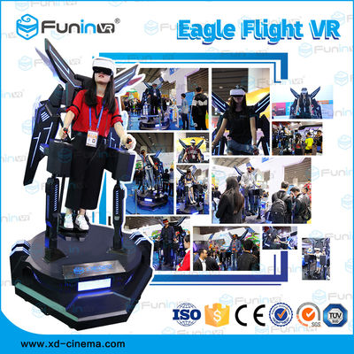 Simulador de la realidad virtual del vuelo 9D de Eagle/simulador del parque de atracciones