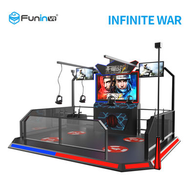 2 simulador del tiroteo de los jugadores 9D VR con las auriculares de HTC Vive para la Edad Media