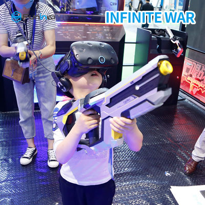 2 simulador del tiroteo de los jugadores 9D VR con las auriculares de HTC Vive para la Edad Media