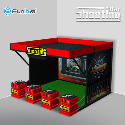 Jugadores reales del héroe 4 de la caza del tiroteo del sentido de la máquina de juego del tiroteo de la pantalla de proyector