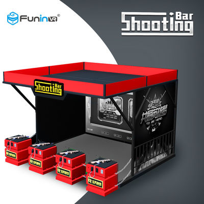 Jugadores reales del héroe 4 de la caza del tiroteo del sentido de la máquina de juego del tiroteo de la pantalla de proyector