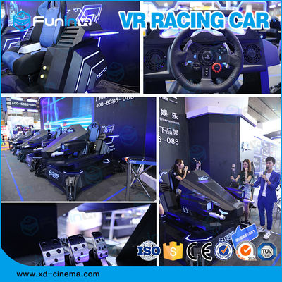 El coche de competición del simulador F1 de la realidad virtual del parque de atracciones 9D trabaja a máquina 550KG los 2.5*1.9*1.7M