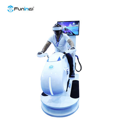 máquina de juego del simulador VR Moto de la realidad virtual de la máquina de juegos de la raza del solo asiento 9dvr 9D