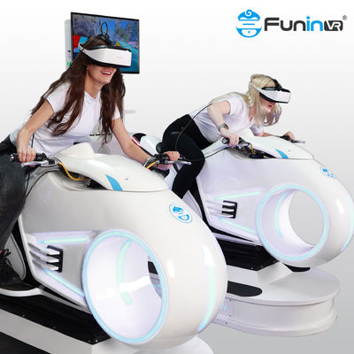Simulador Arcade Machine Interactive VR del grado 9D VR Moto del moto 360 del paseo VR del parque de atracciones