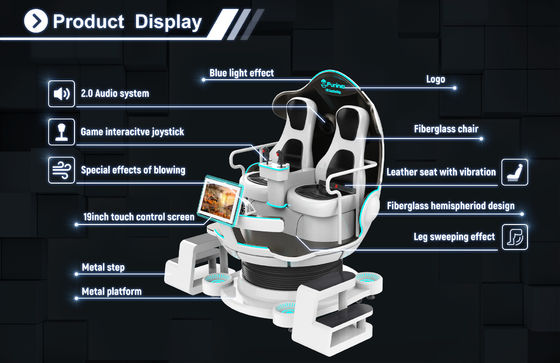 Cine del simulador del juego 9d de la diversión de los asientos 200kg VR de los vidrios 2 del vr 3d del precio de fábrica del cine de la realidad virtual VR 9D 9d