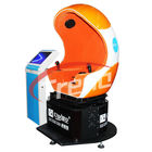 Simulador de lujo anaranjado del parque de atracciones de Seat 9D VR con plataforma giratoria de 360 grados