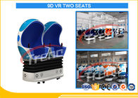 simulador de lujo anaranjado del parque de atracciones de Seat de la actualización de 5D Movies+12PCS 9D VR con plataforma giratoria de 360 grados