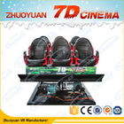 6 cine eléctrico de los asientos 7D con el sistema 220V 5.50KW del efecto especial