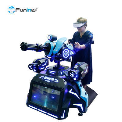 Simulador interactivo de tiro de realidad virtual 9D Experiencia Vr Gatling Master
