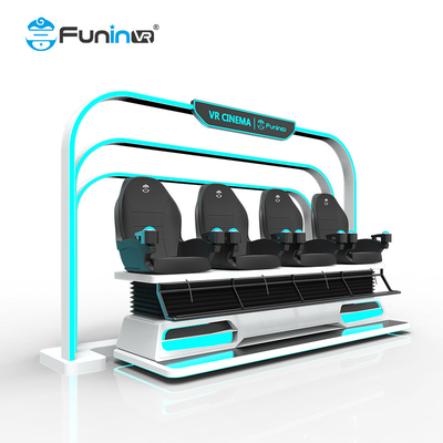 Silla de la realidad virtual del simulador 9d del cine de Vr del equipo de la diversión de FuninVR
