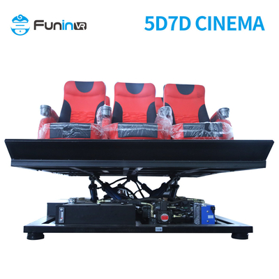 Cine 5D personalizado con asientos dinámicos de movimiento