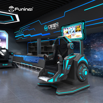 Multijugador Adventure Park 9D VR Simulador con auriculares VR Plataforma de metal AC220V Potencia