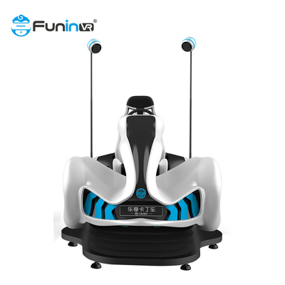 Simulador de Kart de carreras VR con pantalla HD para comerciales