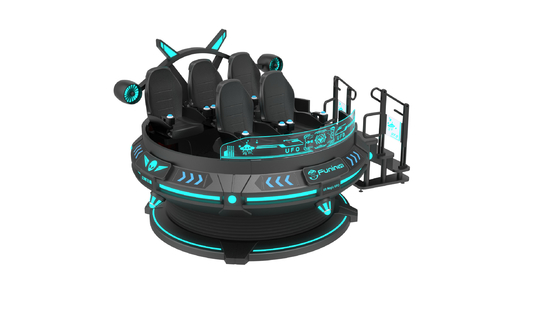 Entretenimiento pantalla de 55 pulgadas 9D VR silla AC220V 5 asientos