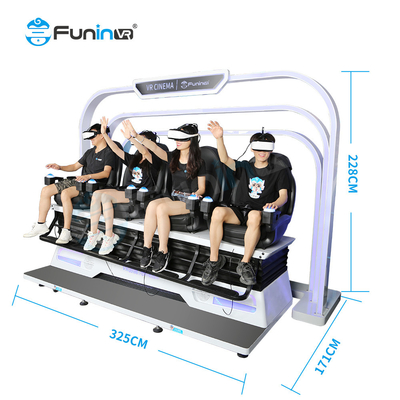 Entretenimiento Simulador de Realidad Virtual 9D Sonido envolvente Bajo mantenimiento 220V