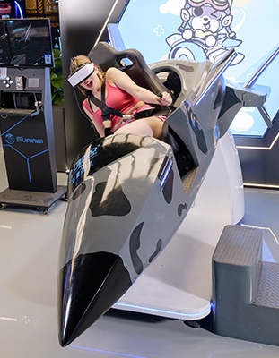 Lleve su simulación de vuelo al siguiente nivel con simulador de vuelo de realidad virtual para un solo jugador 395kg controles del Gamepad