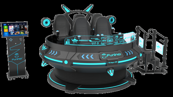 Actualice su negocio de entretenimiento con 6 asientos 9D VR VR Cinema Voltage 220V / 2.4KW y Computadora I5 1650 8G 240G