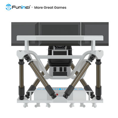 Parque de atracciones VR 9D VR Indoor Funin Simulador de carreras de coches F1 Simulador de carreras de coches con tres pantallas Juegos de arcade Simulador de carreras