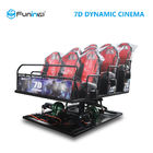el simulador Funin 6-12 del cine 9D VR de 5D 7D asienta la pantalla del metal de la aleación de aluminio de los vidrios 3DM