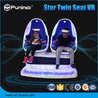el tren del parque de atracciones de los vidrios de la realidad virtual de la silla de 220V 9D VR monta