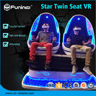 360 huella virtual dos del simulador 220V de la realidad del movimiento 9D del grado la pequeña Egg asientos