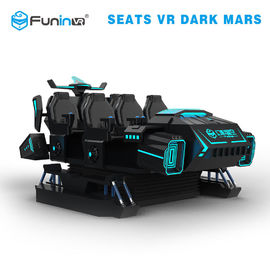 La oscuridad multijugadora del vr de la realidad virtual estropea los asientos de la máquina de juego 6 que compiten con el simulador de 9d VR