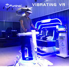Simulador de la realidad virtual del peso 195kg 9D con la plataforma de la vibración de la primavera