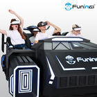 Cine del simulador de la realidad virtual VR de los asientos 9D del equipo 6 del parque temático con películas de VR