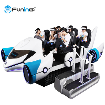 6 silla del movimiento del parque de atracciones de la máquina de juego del cine VR de Seat 9d