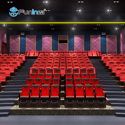 Cine 5D personalizado de 9-48 asientos con efectos especiales de relámpago