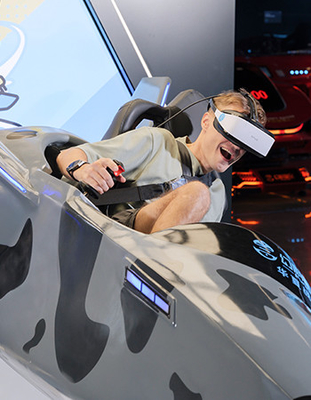 Lleve su simulación de vuelo al siguiente nivel con simulador de vuelo de realidad virtual para un solo jugador 395kg controles del Gamepad