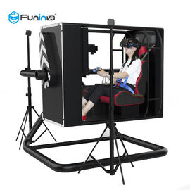 Máquina 9d VR del vuelo 720 grados de la palanca de mando de simulador de vuelo para el parque de atracciones