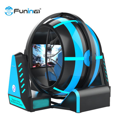 Máquina de juego llena de griterío chillón de la carlinga de la rotación de la lanzadera del espacio-tiempo de la experiencia Flight Simulator 9d VR