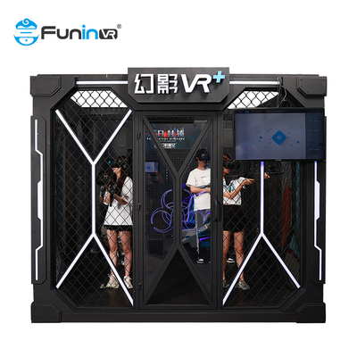 El jugador multijugador VR del zombi 4-5 del equipo del parque de atracciones de VR que tiraba fijó la máquina de la realidad virtual 9D