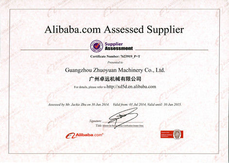 Porcelana Zhuoyuan Co.,Ltd certificaciones