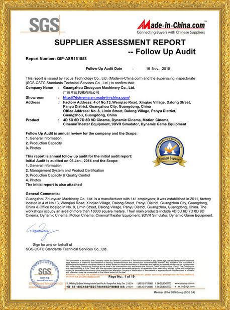 Porcelana Zhuoyuan Co.,Ltd certificaciones